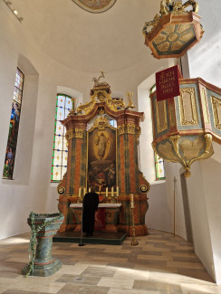 Innenraum Kirche Mainbernheim