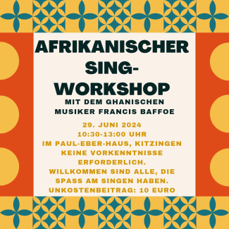 Afrikanischer Sing-Workshop