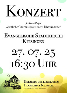 Kurrende Naumburg in Kitzingen
