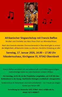 Singworkshop mit Francis Baffoe