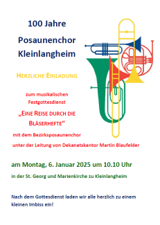 2025_Kleinlangheim_100 Jahre Posaunenchor