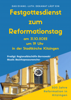 Plakat Reformationstag