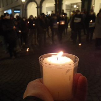 Demonstration gegen Rassismus