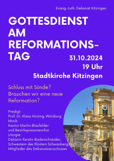 gemeinsamer Gottesdienst zum Reformationstag